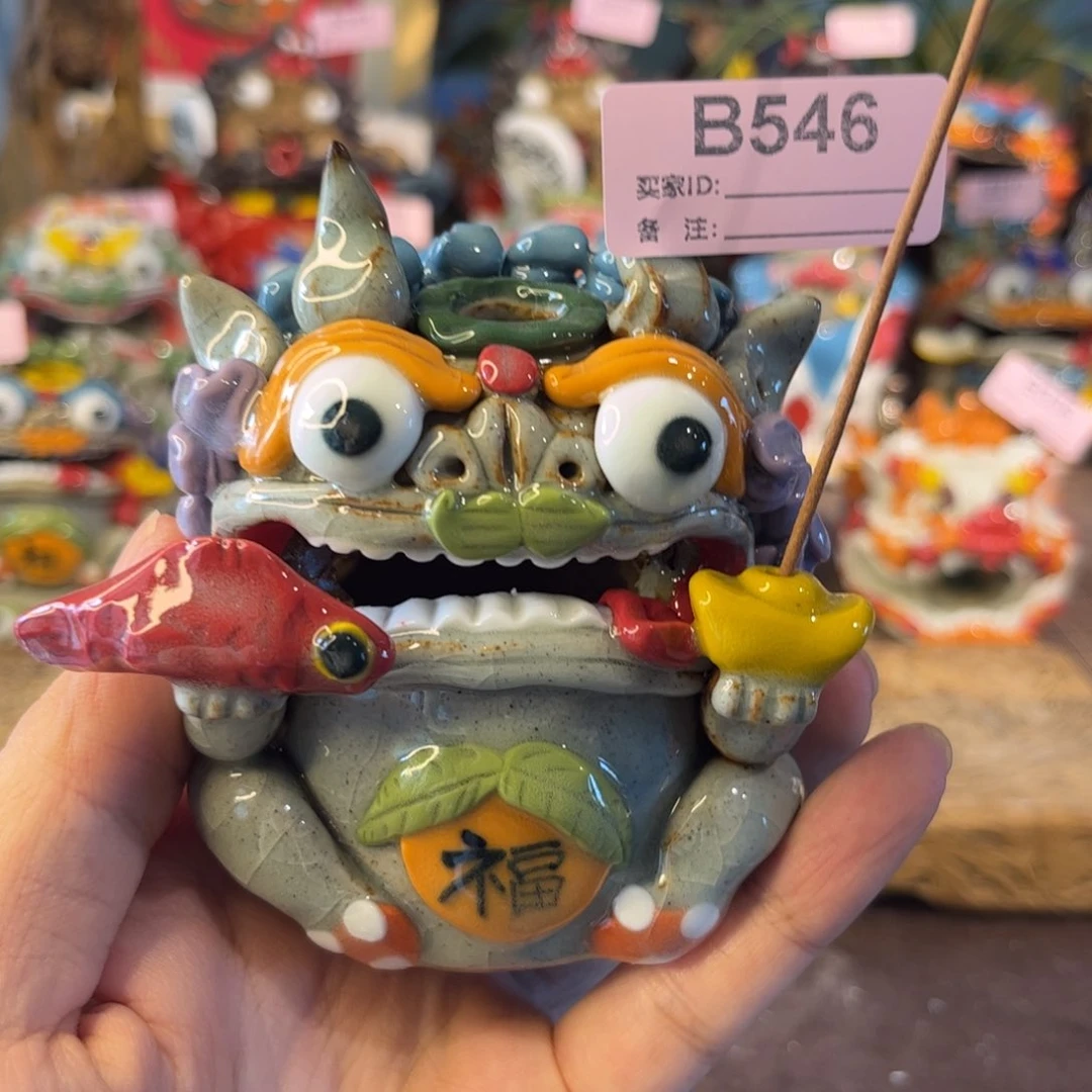 泥塑纯手工茶宠摆件