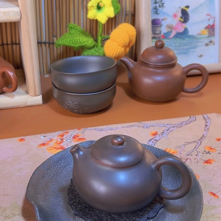 微瑕文旦壶110毫升左右