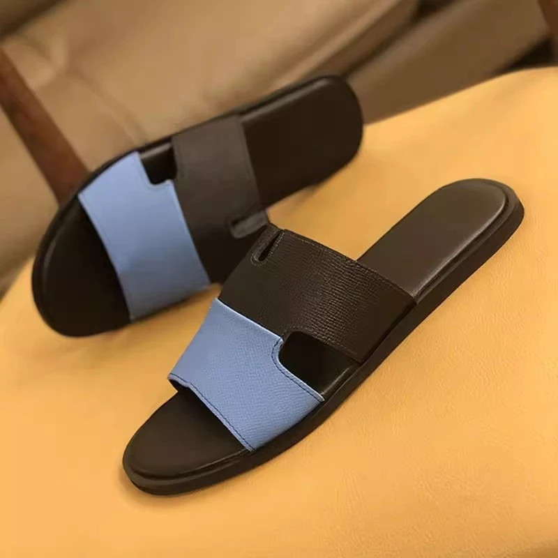 罗尔基那斯夏季新款一字拖鞋男士高颜值个性百搭超轻拖鞋沙滩凉拖