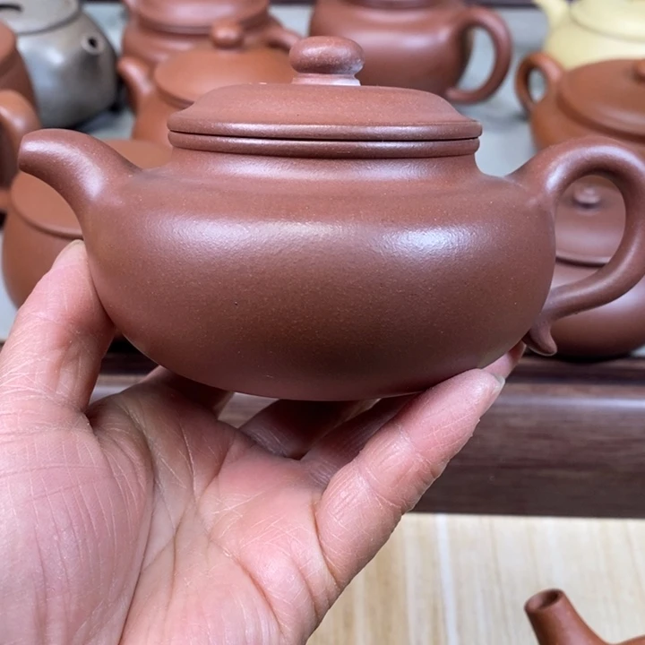 白泥茶壶镇**军宜兴紫砂壶仿古200cc