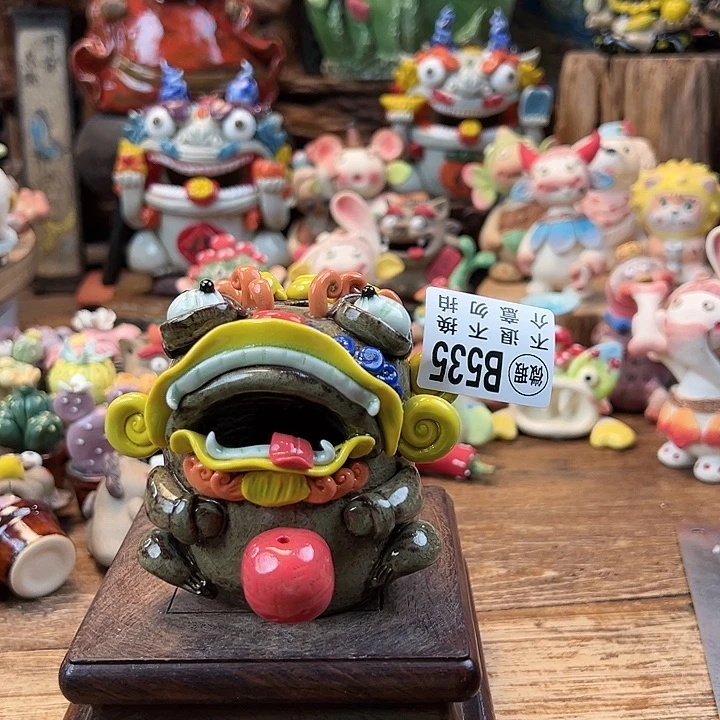 摆件小镇青花每日有新品微瑕