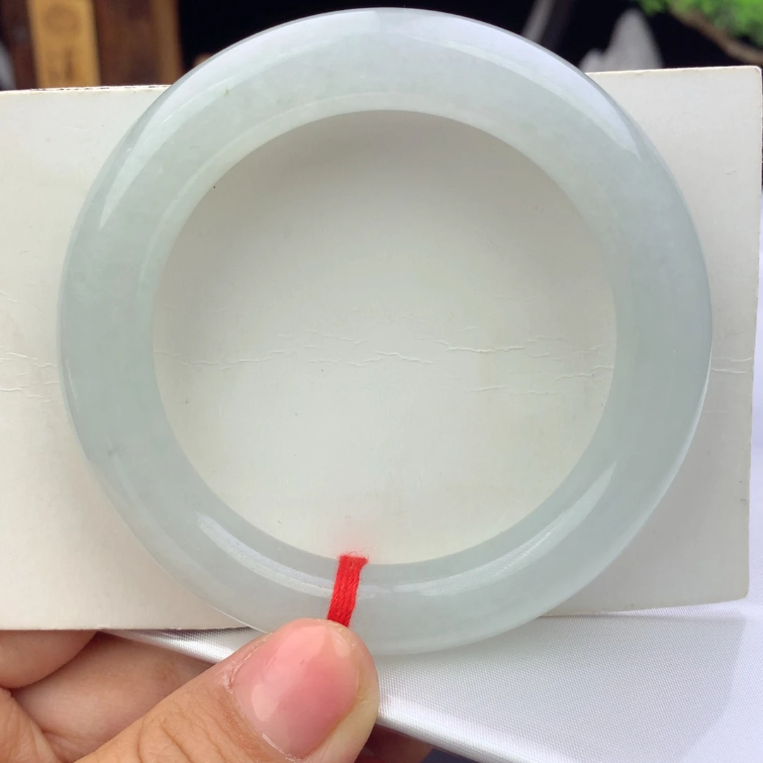 追***风未镶嵌手镯（圆镯）翡翠纯天然