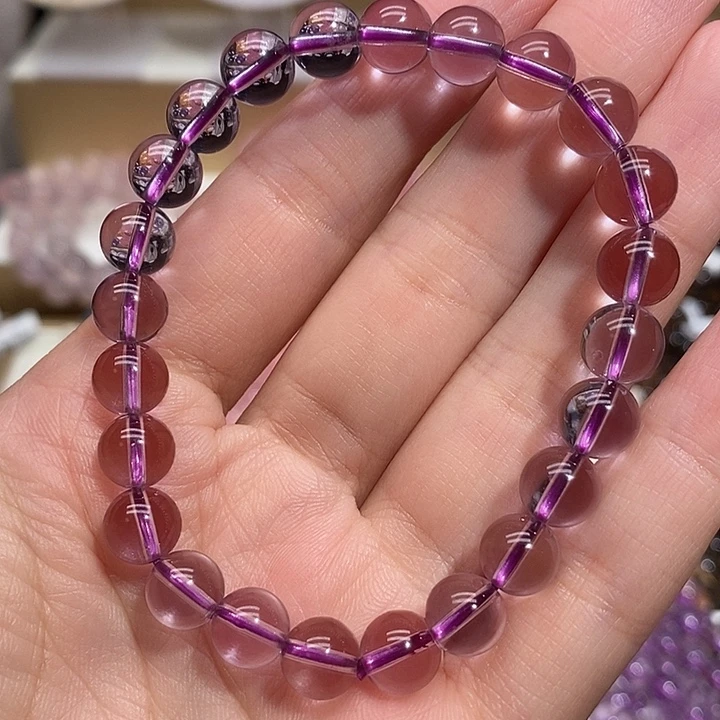 手链未镶嵌水晶紫水晶手链