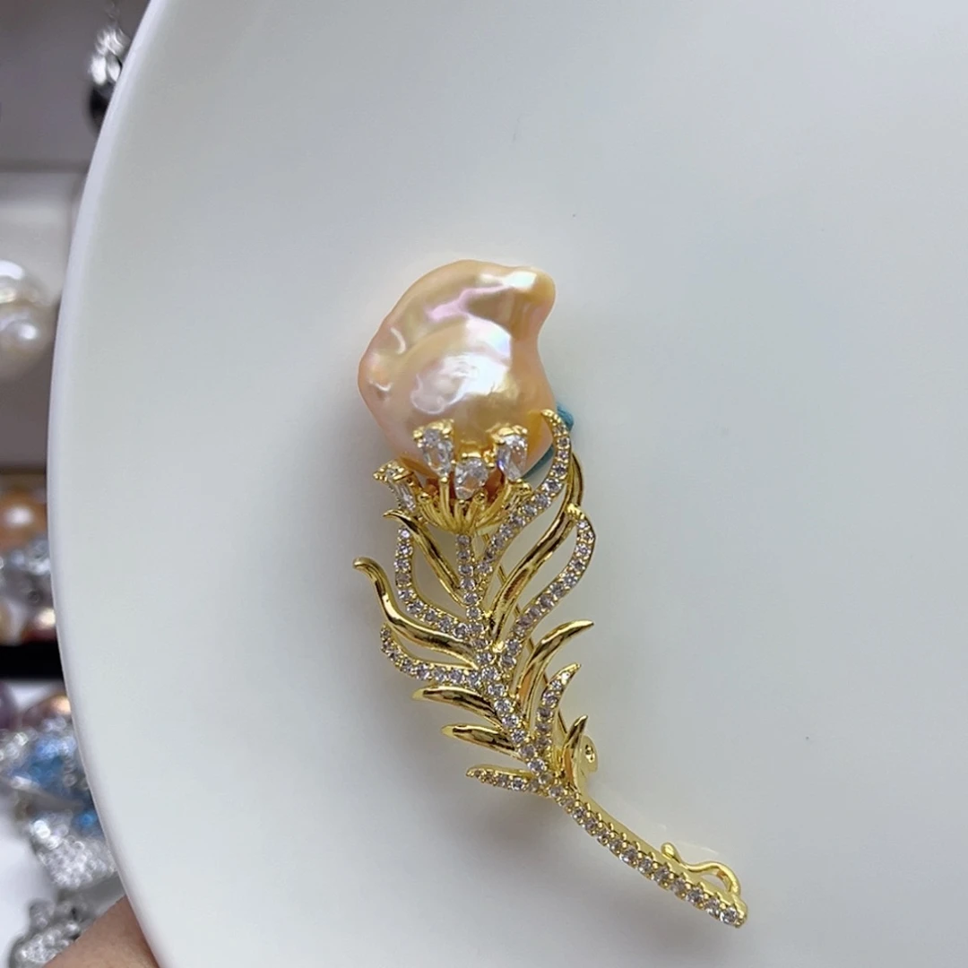 淡水珍珠胸饰未镶嵌