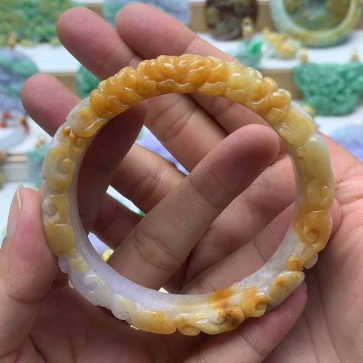 颈饰未镶嵌翡翠翡翠圈口58-59