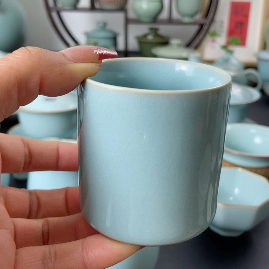 天青釉扳指杯福利