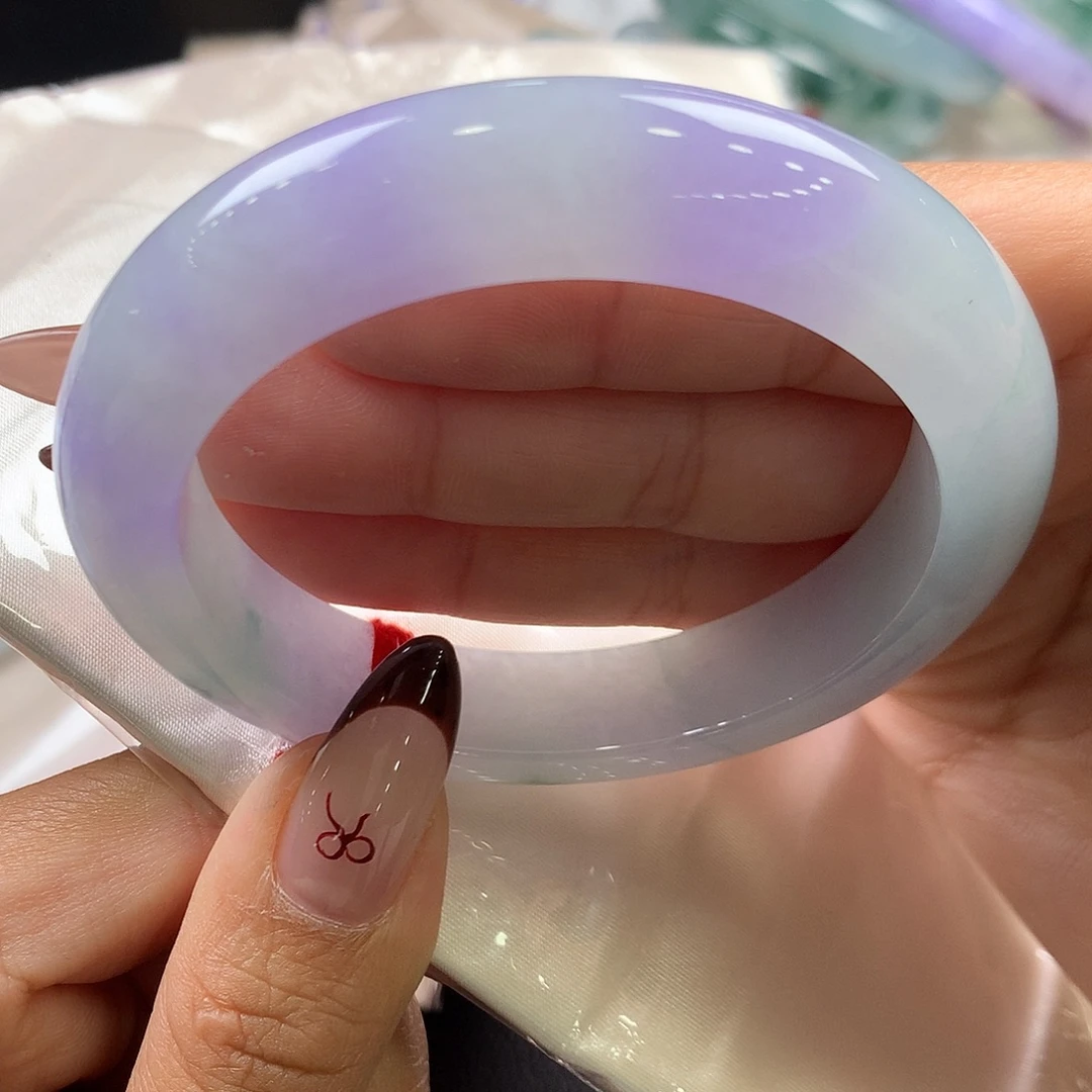 翡翠未镶嵌手镯16号