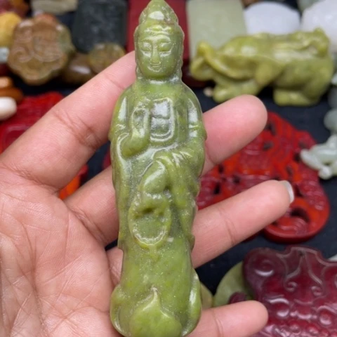 蛇纹石玉颈饰未镶嵌67