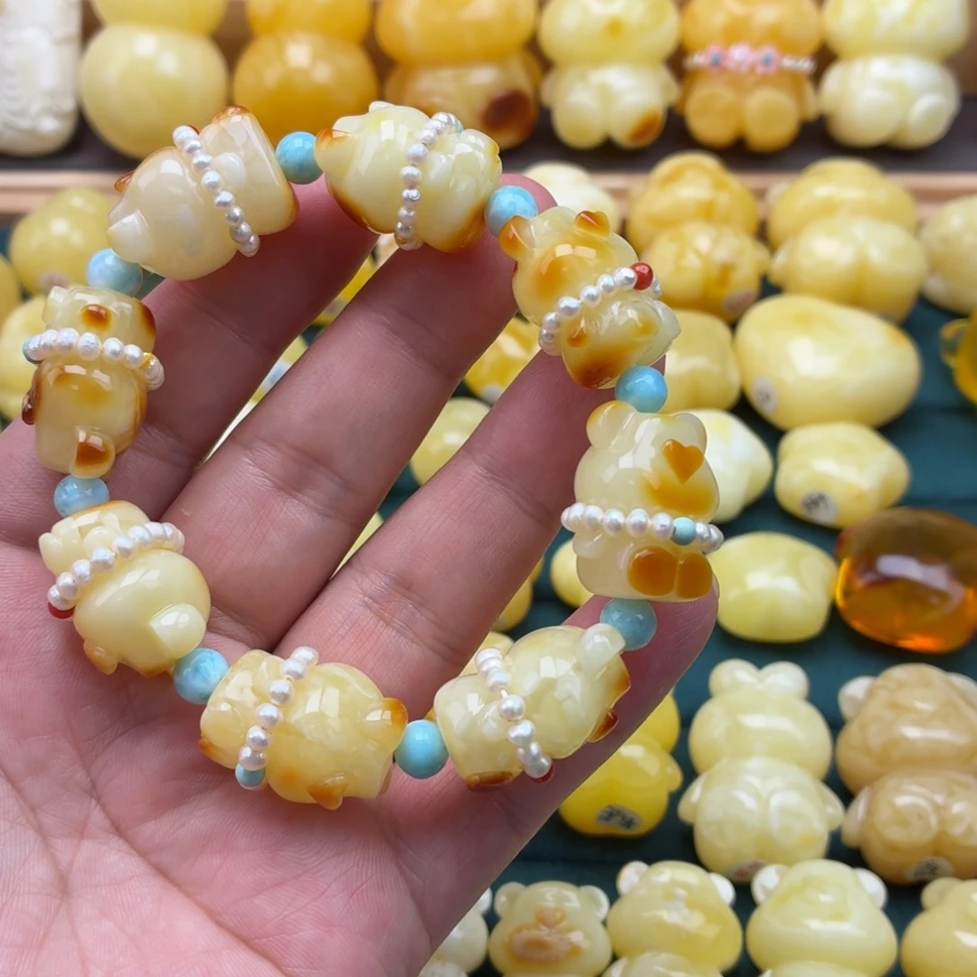 蜜蜡未镶嵌裸石蜜蜡
