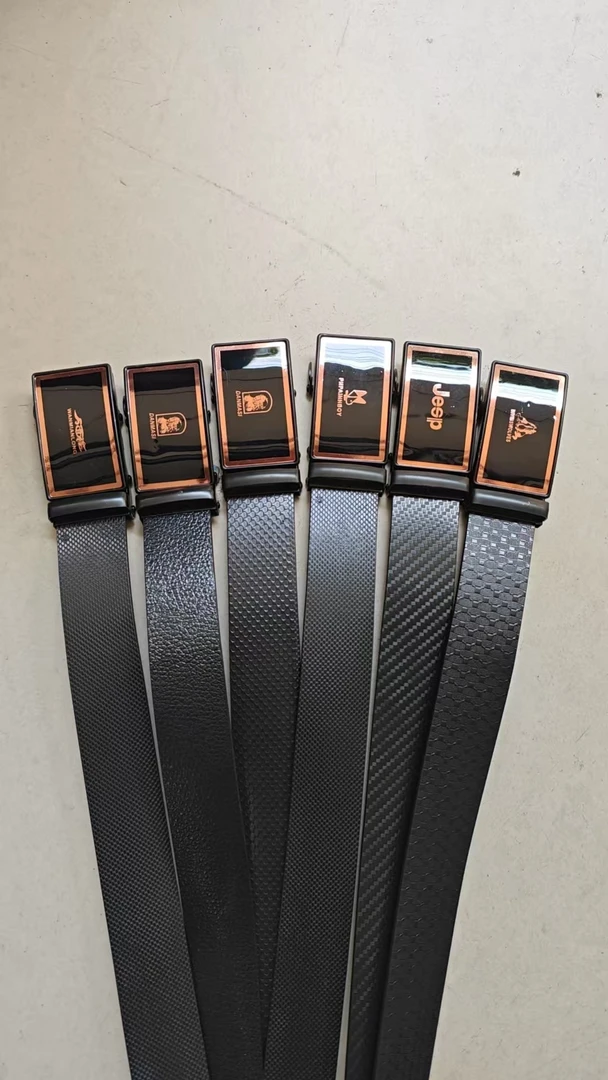 飞鹰10条装男款自动扣腰带耐刮耐磨比牛皮还牛门店、地摊牛筋皮带