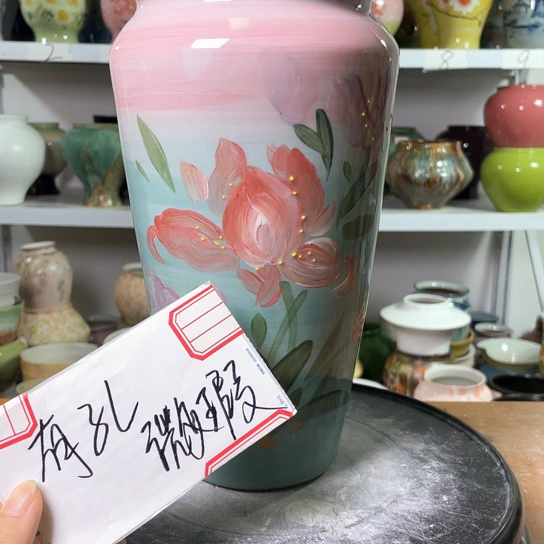 景德镇陶瓷陶瓷花盆微瑕