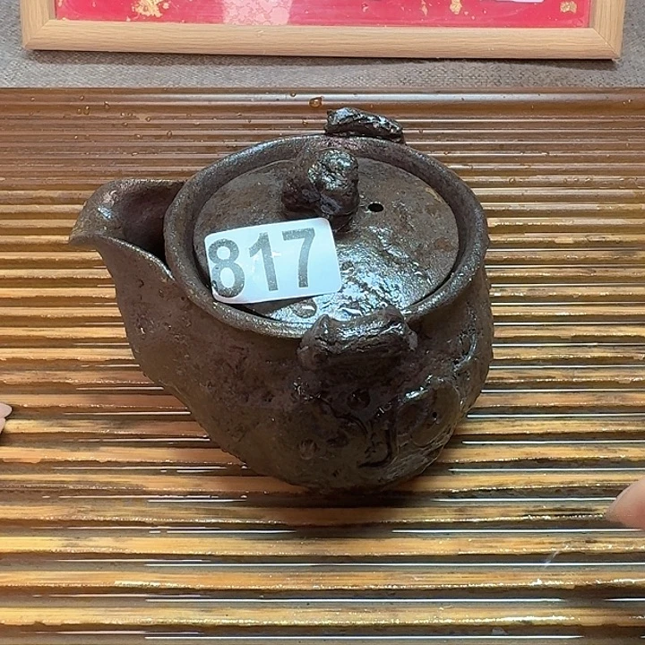 纯手工制作粗陶茶具
