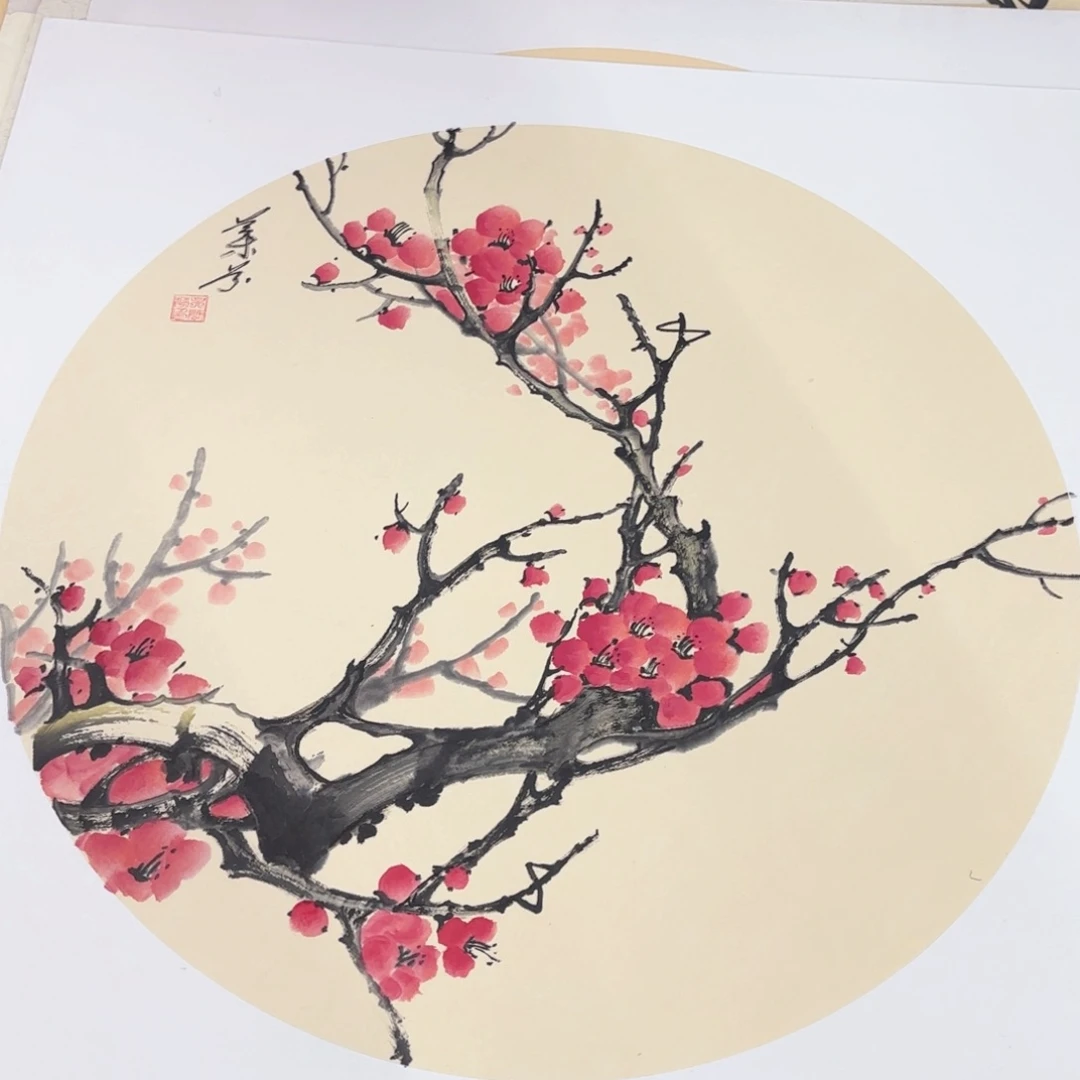 国画夏丽芬50卡纸马