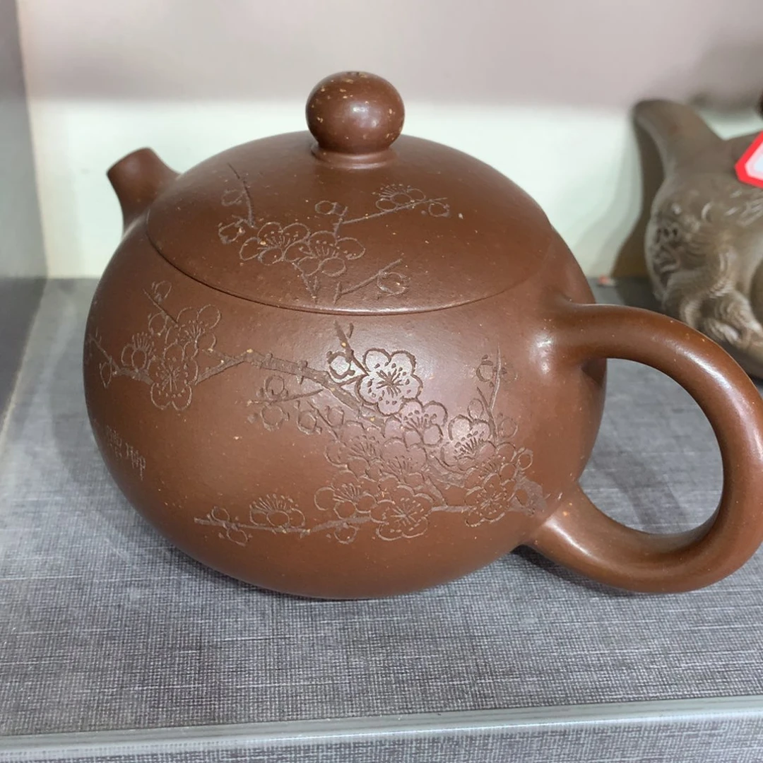 紫砂茶壶佛*原矿手工36