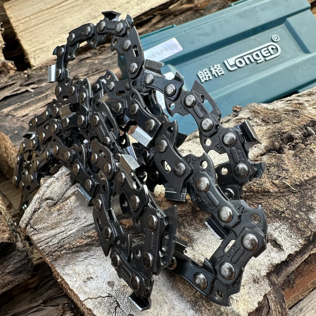 电链锯朗格链条16寸导板专用，全新升级六角刀头，切割效率提升20%。