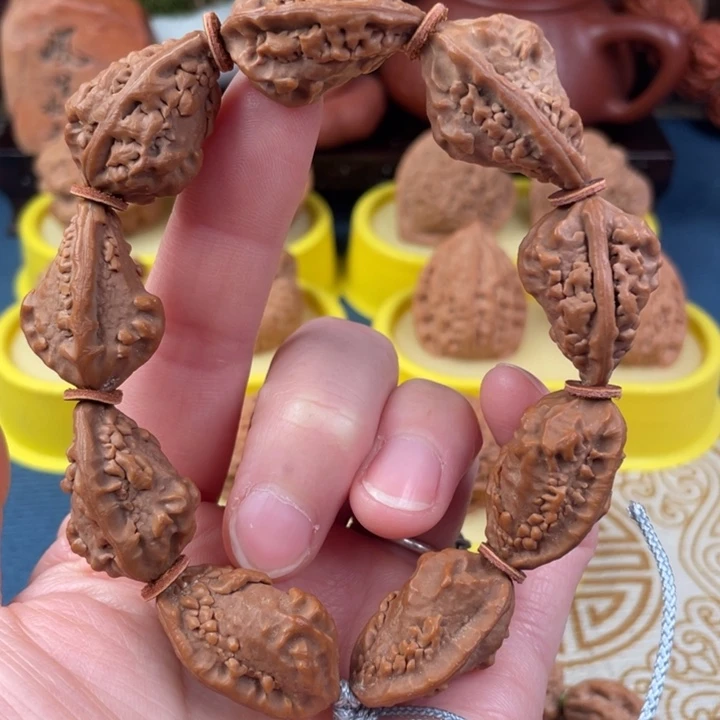 吊坠文玩核桃麒麟角18