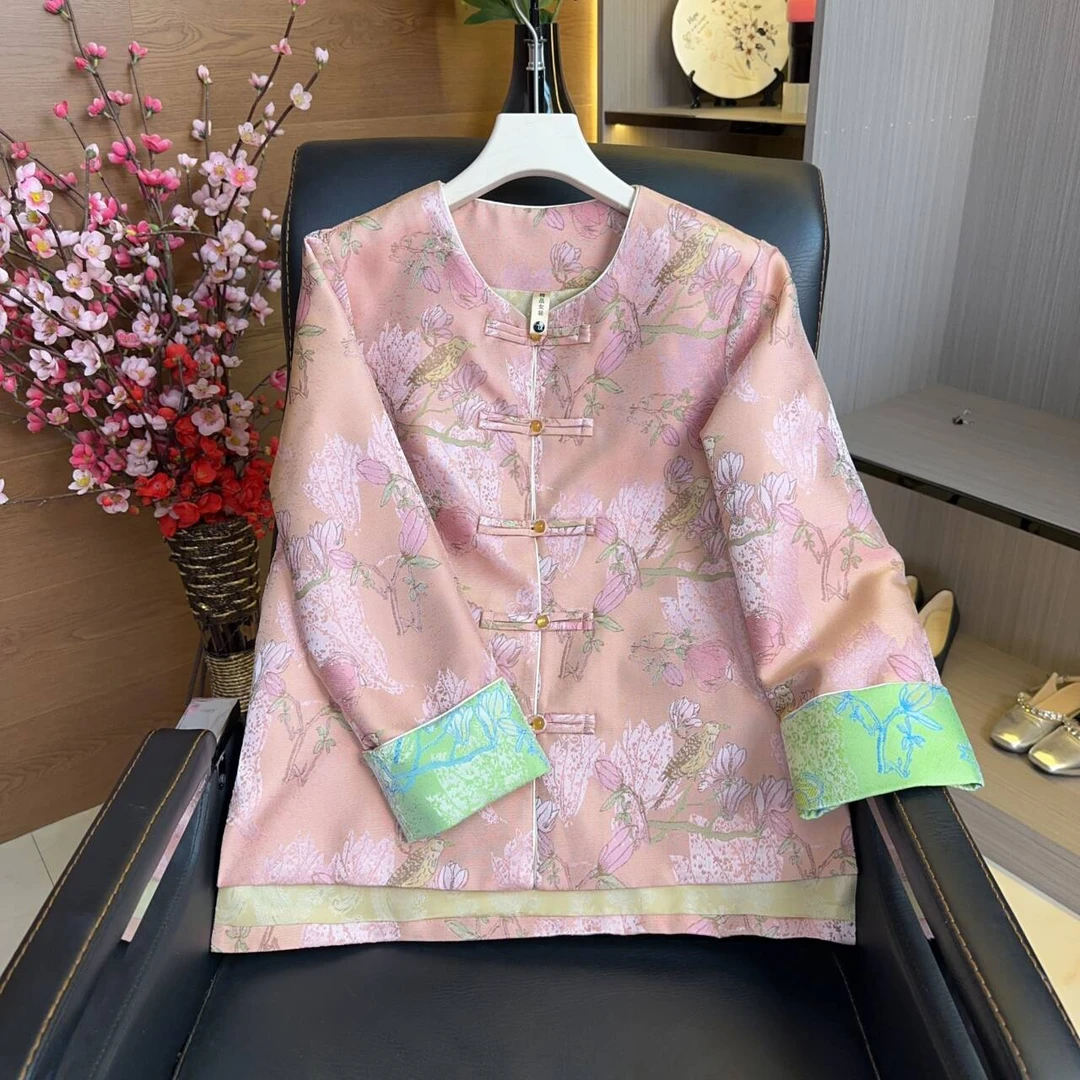 【春意盎然】2025新中式国风外套春秋季新款外套