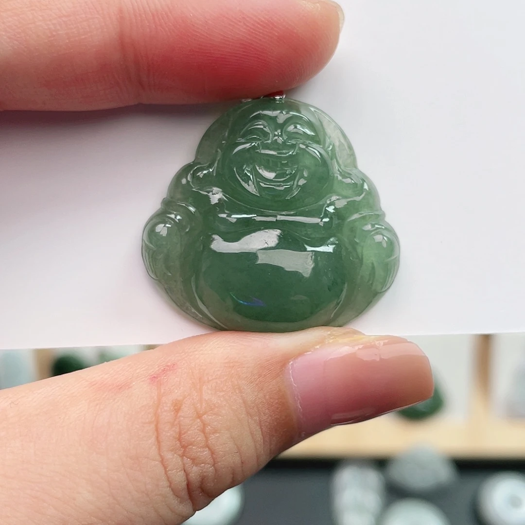 颈饰未镶嵌翡翠佛公
