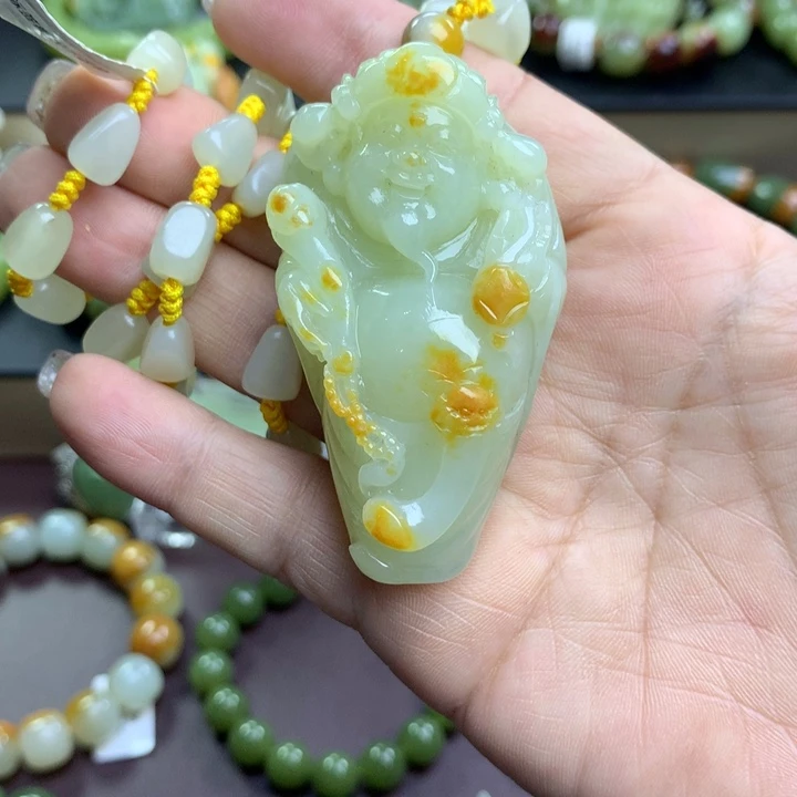 ️***·吊坠(赠链)未镶嵌透闪石质玉