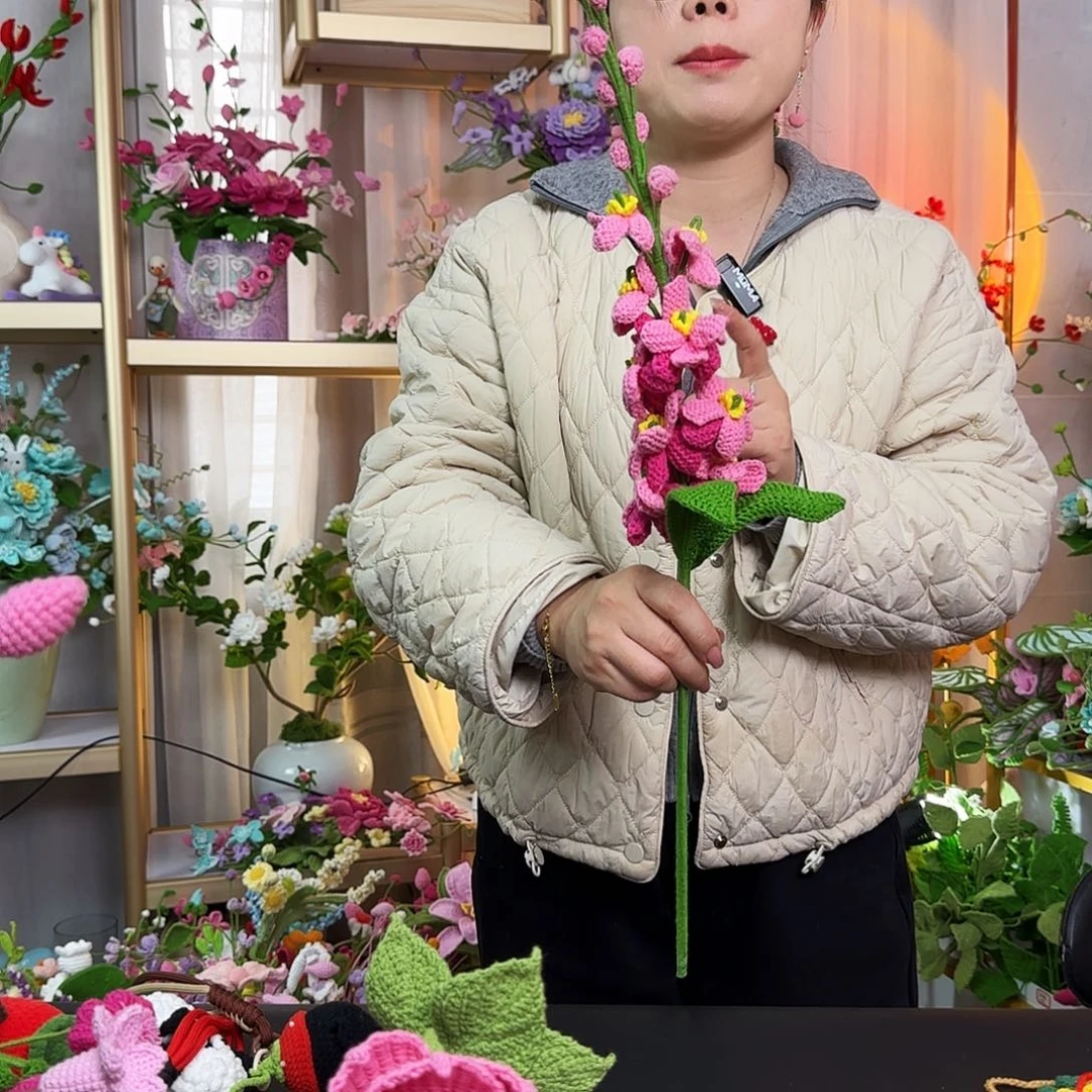 手工钩织设计花束