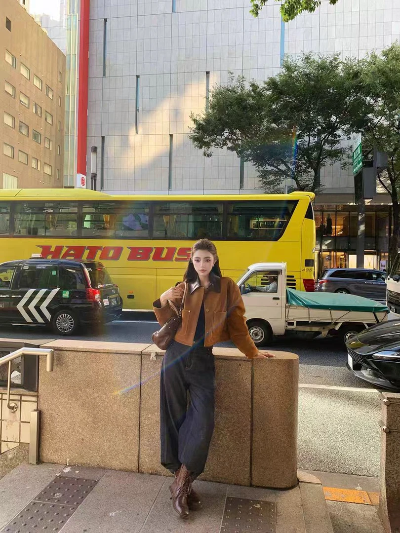 高级感气质夹克外套女2025早秋新款显瘦休闲裤套装