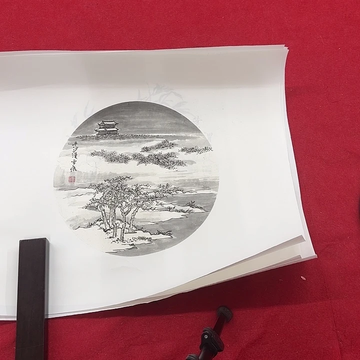 国画花鸟等图案为