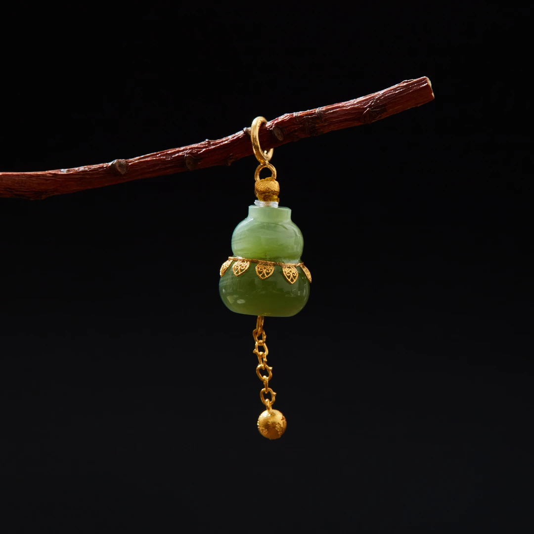 【云上雅岚】玉葫丨18K葫芦吊坠多样性发一#XYGD174021-B