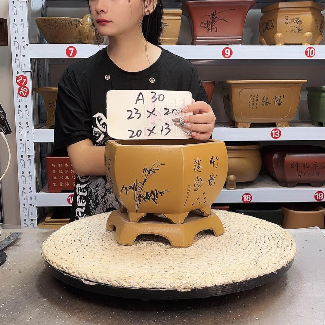 紫砂花盆紫砂花盆