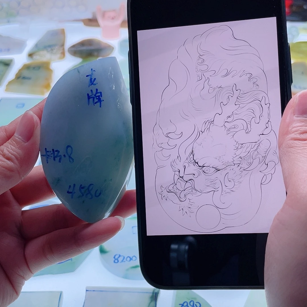 定制翡翠未镶嵌天然翡翠包工