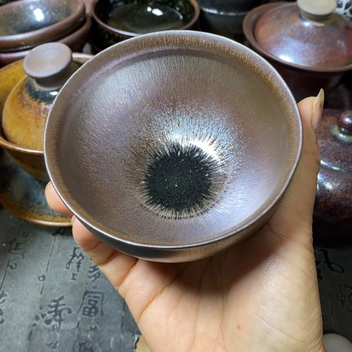 茶盏建阳建盏微瑕将军