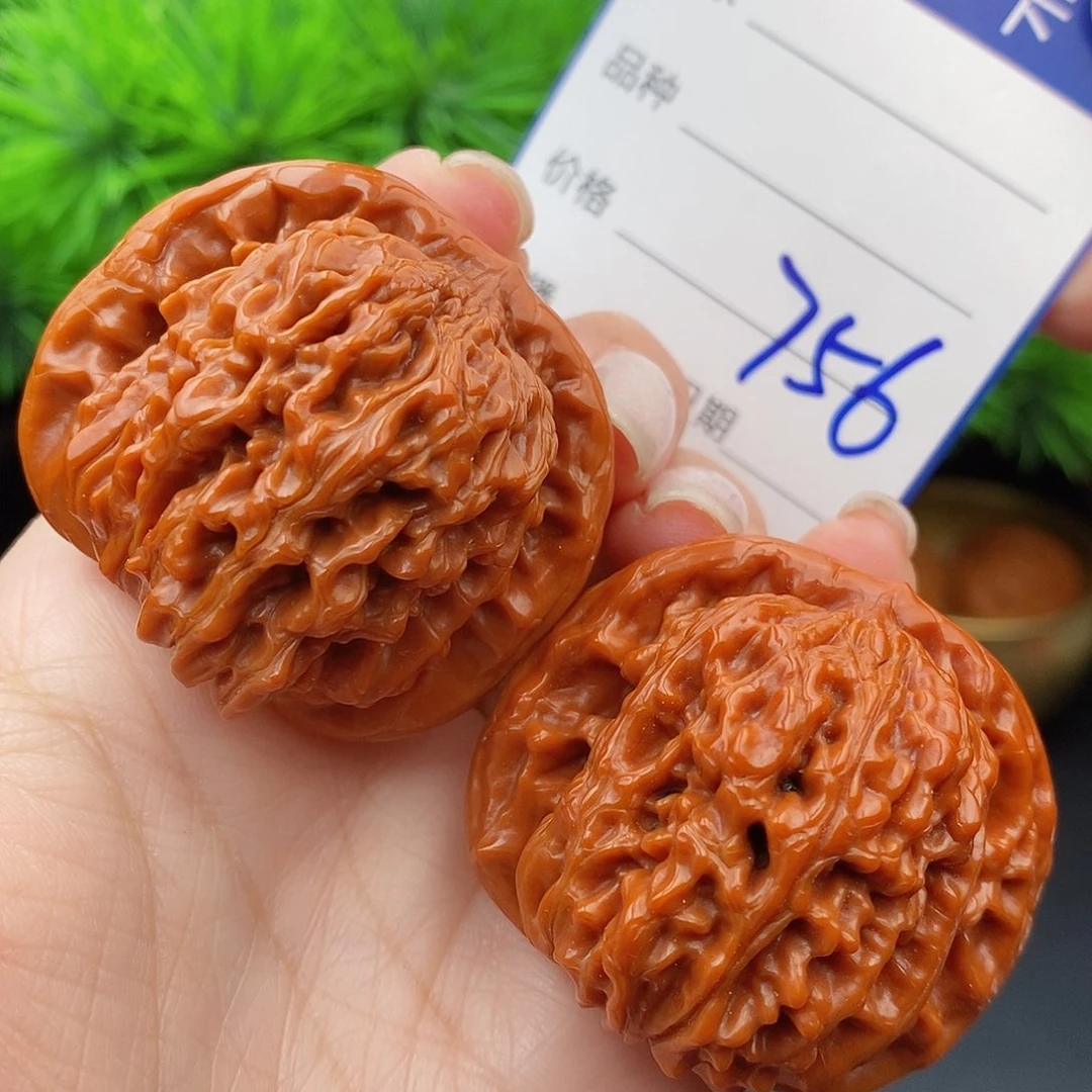 文玩核桃把件43四座楼756