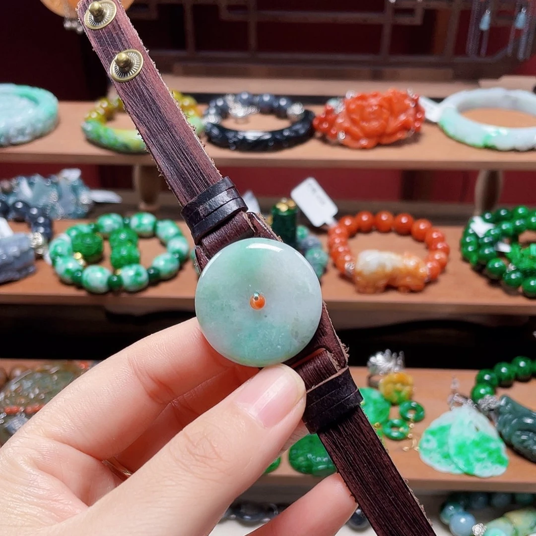 翡翠未镶嵌手链饰品