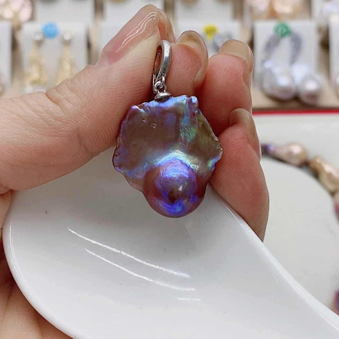 【闪购商品】淡水珍珠耳饰银S925镶嵌
