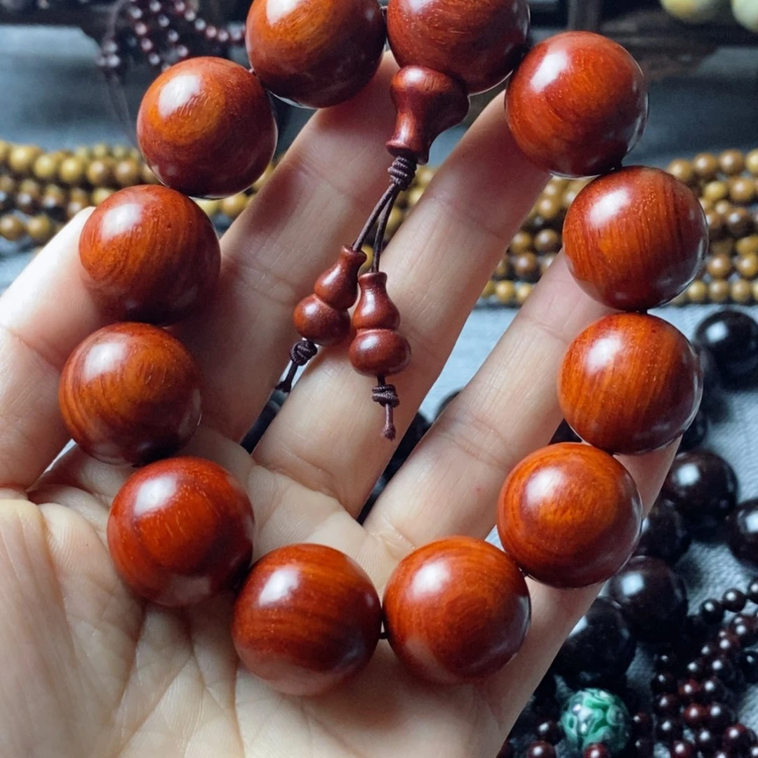 染料紫檀（血檀）手串/手链E**c