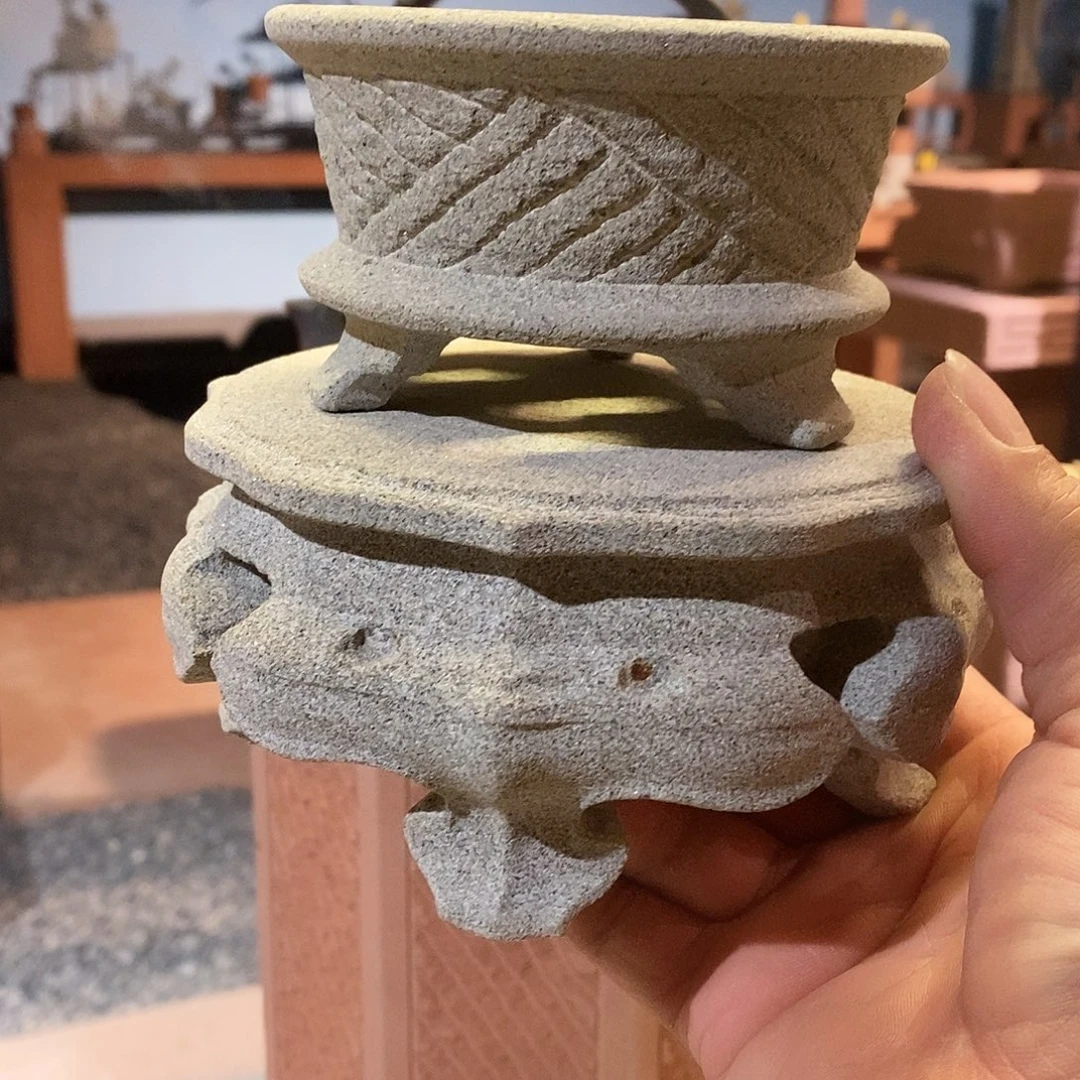 品格石盆石头花盆