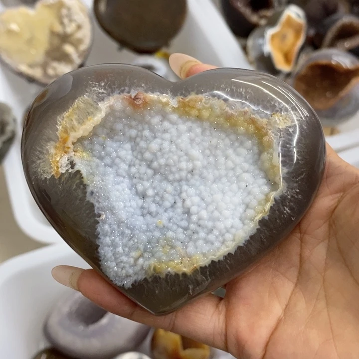 紫晶珠宝半成品未镶嵌