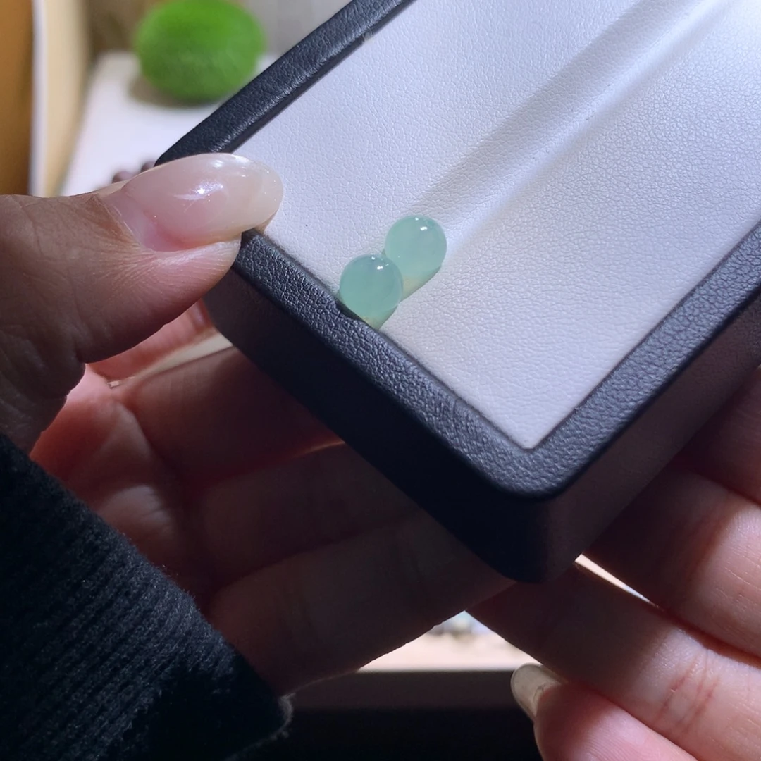 翡翠散珠上新甜绿卡7发其一