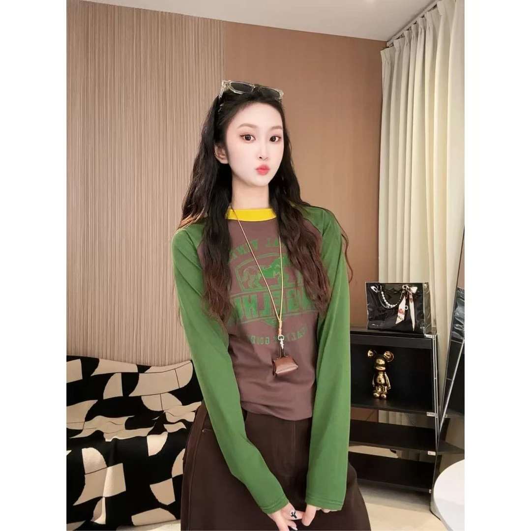 ANGEL HUE-秋冬现货48h「瑞士惬意」慵懒时髦休闲单里打底长袖10113