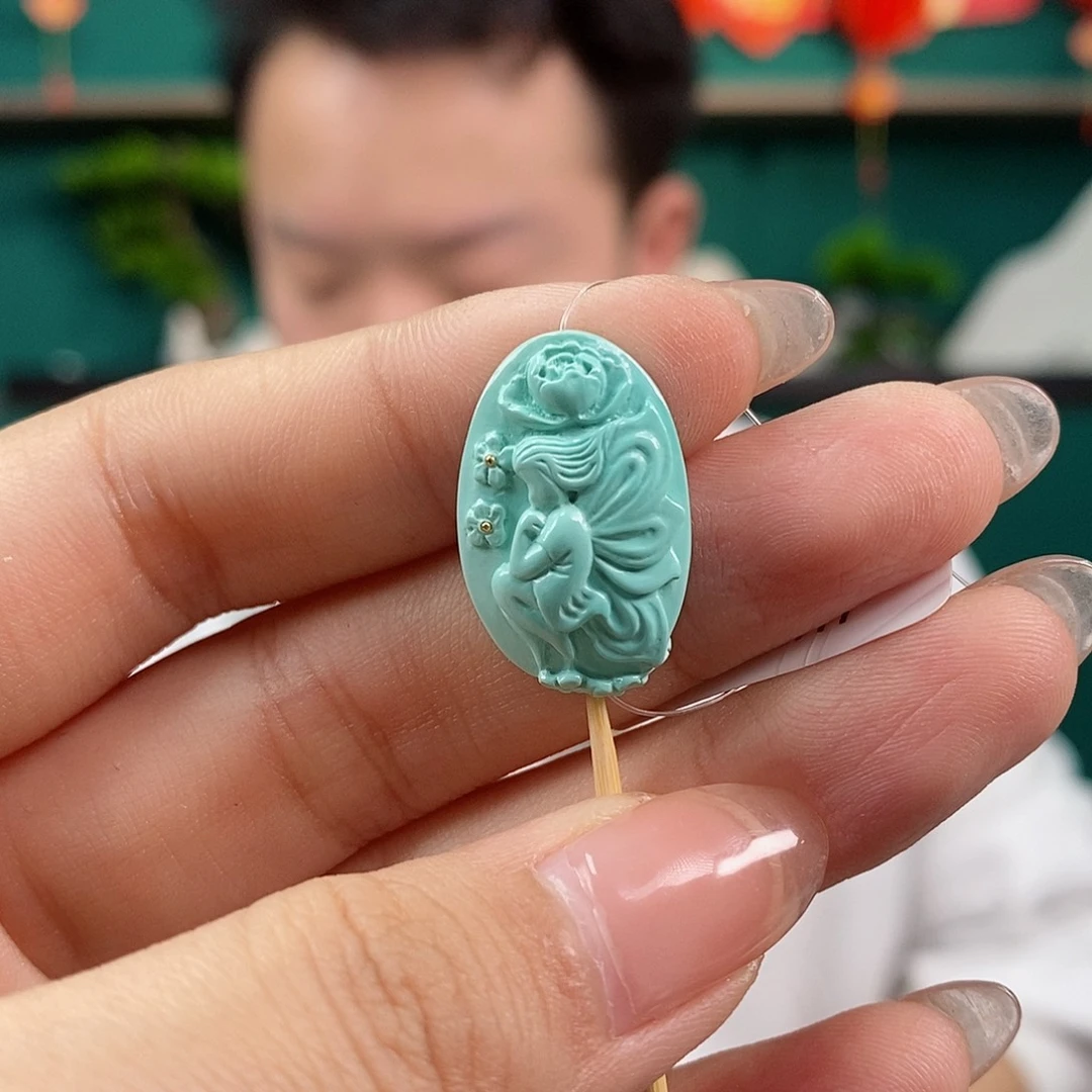 绿松石珠宝奇石未镶嵌