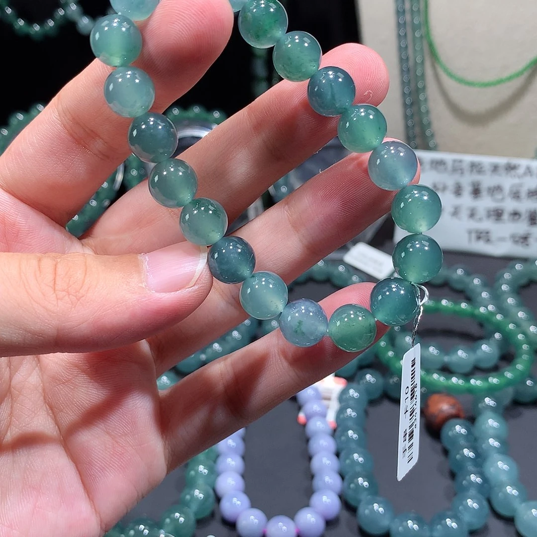 未镶嵌手串翡翠天然a货翡翠手串10