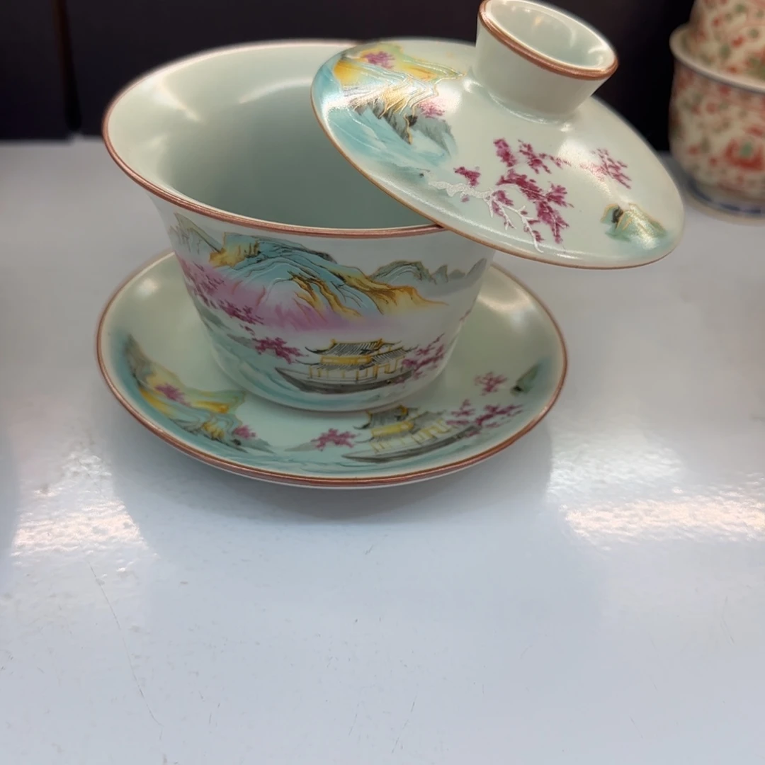 这些盖碗真好看！！！