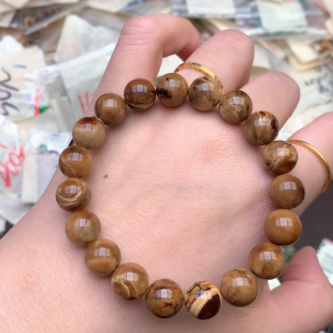 琥珀未镶嵌手串一