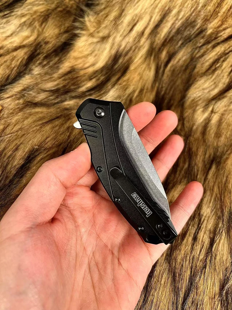 【卡秀】军工钛黑烤漆＋M390粉末多功能户外手工刀