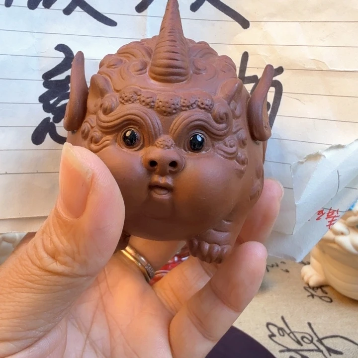 摆件陶紫砂茶宠微瑕摆件wwwww