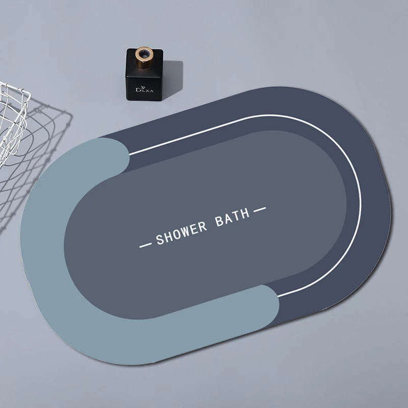 ko硅藻泥防滑浴室吸水垫家用地垫浴室浴室吸水垫地垫浴室吸水垫