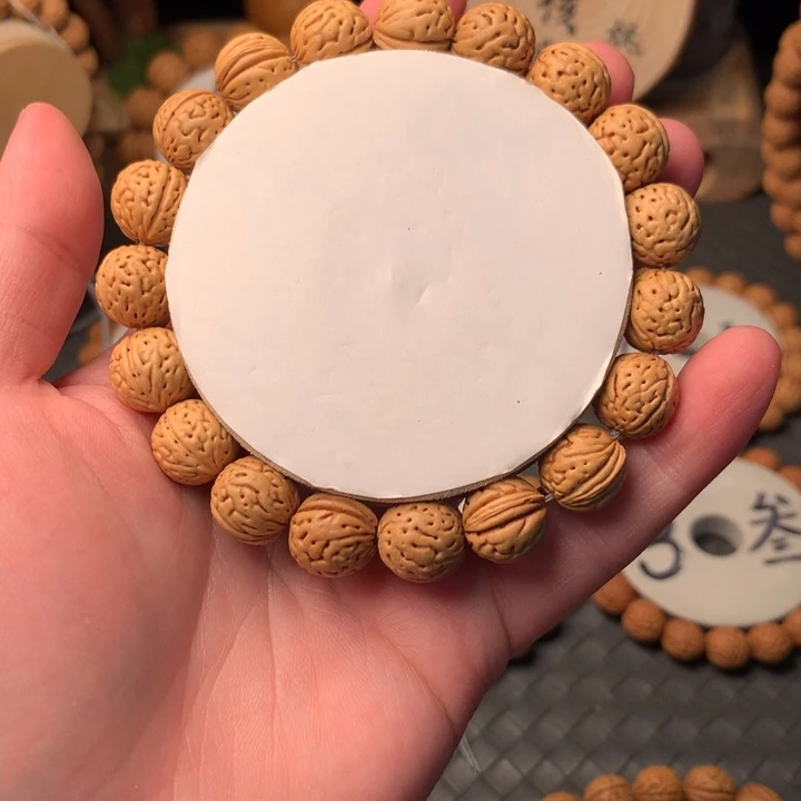 桃核手串东北奶豆