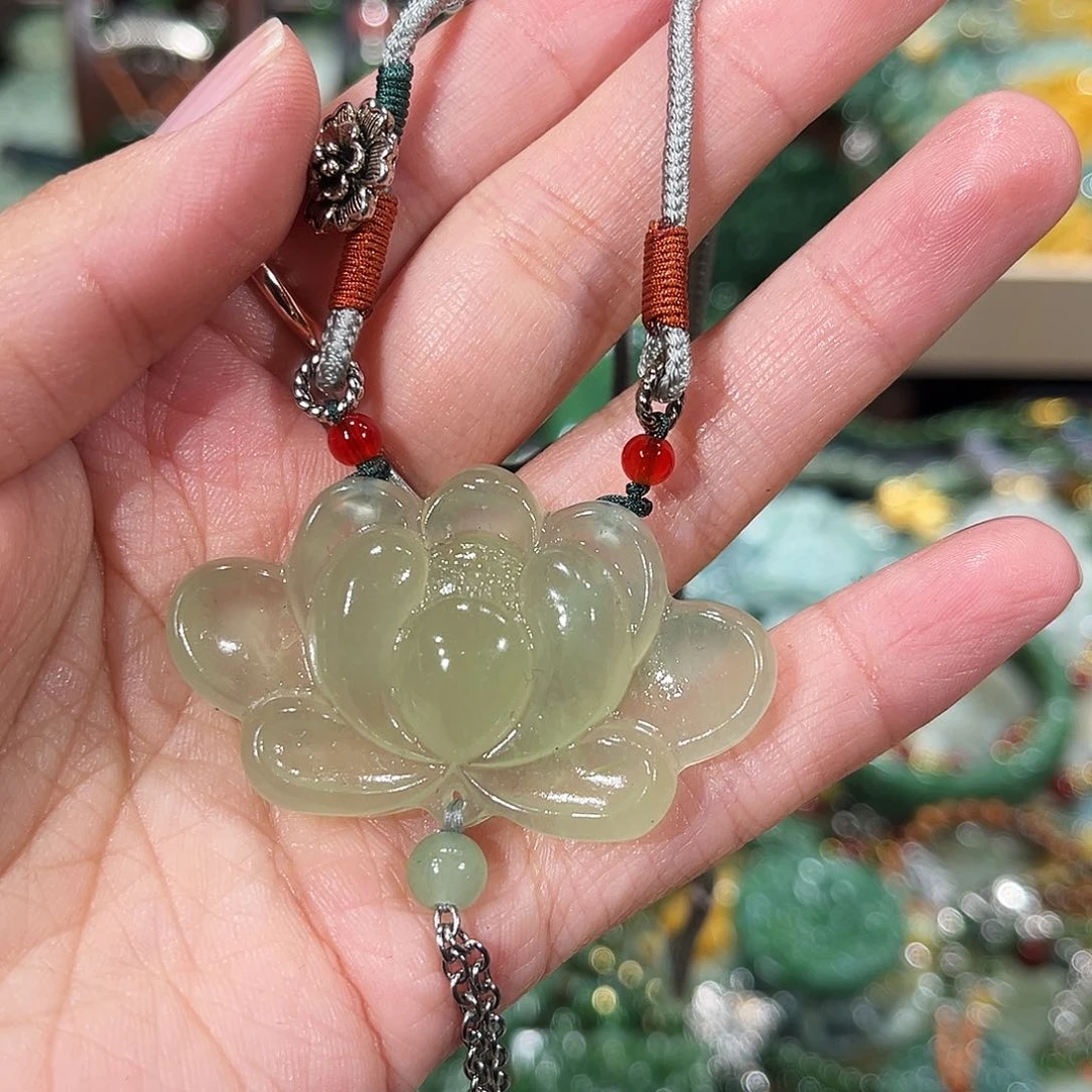 未镶嵌岫玉毛衣链