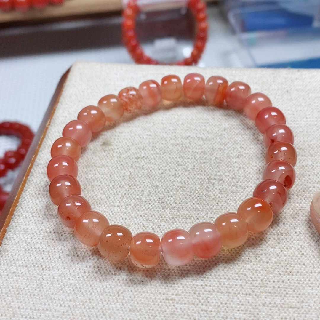 o***l南红玛瑙未镶嵌手串卡8