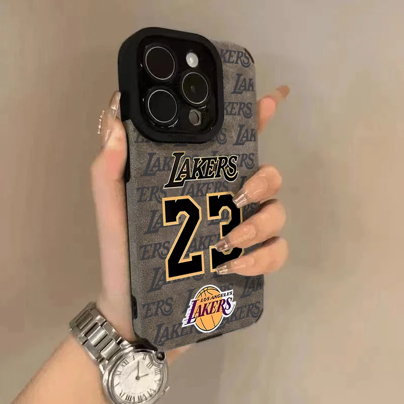 皮壳壳适用苹果16promax手机壳iPhone15创意14保护套17湖人23号