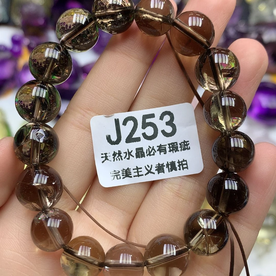 水晶未镶嵌珠宝半成品11mm手串